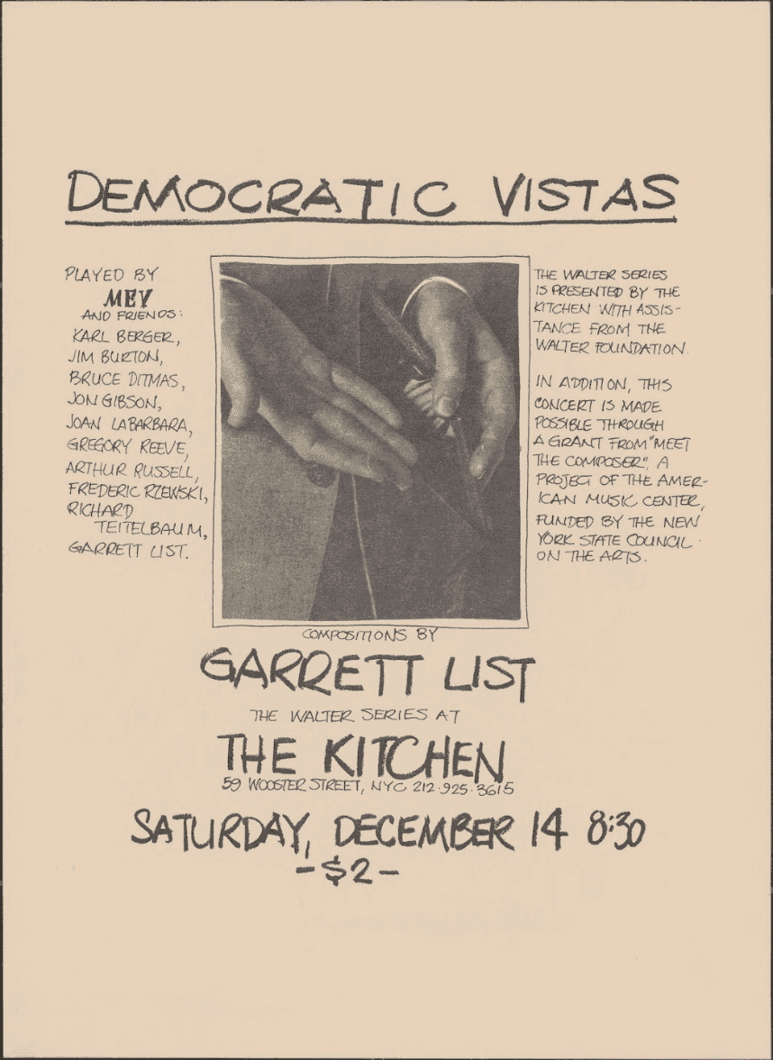 Democratic Vistas, 1974